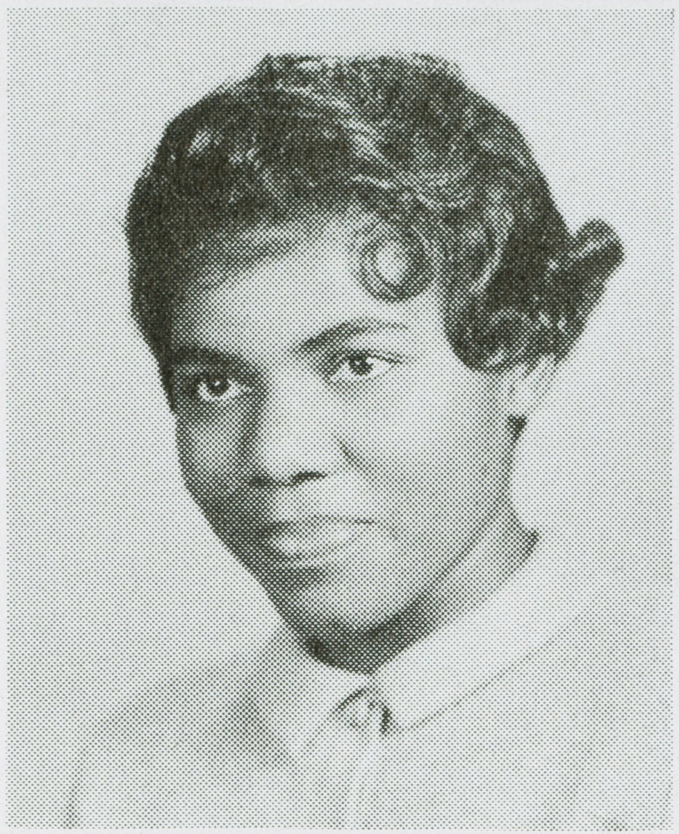 Elaine Coates, pictured in the yearbook, 1959.