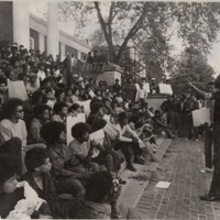 1970–75-Afam students ptotesting on steps.jpg